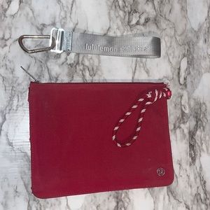 Lululemon bag and key chain bundle